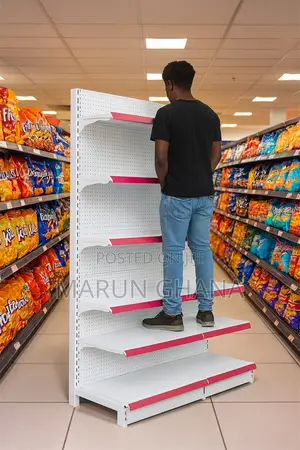 Supermarket Shelves for Retail Store Single-Sided Shelves Wall Unit