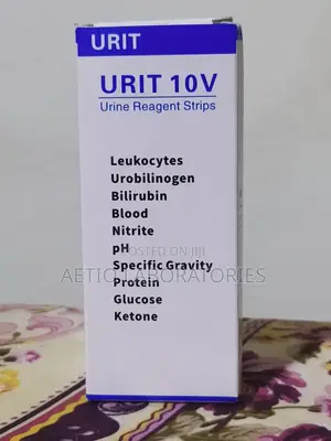 Urine Reagent Strips (Dipstick) - Combi 10 (100 Pieces/Pack) | 10-Parameter | Glucose Protein pH Nitrite | 100-Pack | Rapid Urinalysis