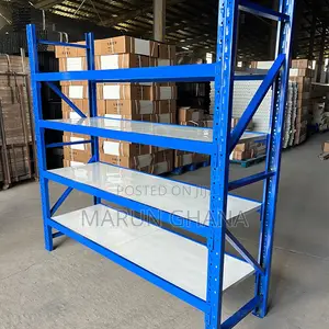 4-Layer Heavy-Duty Warehouse Rack – 300kg Per Layer, 2000mm High, All-Steel Construction