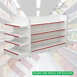 Double Side Shelves Rack for Supermarket Pharmacy Shop Etc.