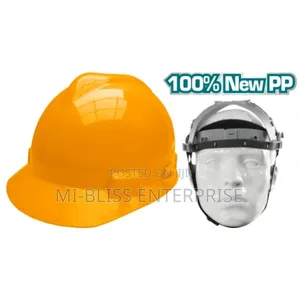 Total Safety Helmet | PE Shell with Vents | 6-Point Ratchet Suspension | Chin Strap | ANSI Z89.1 / EN 397