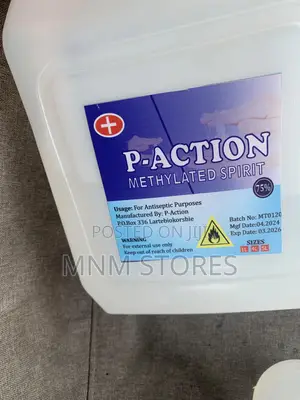 Mathylated Spirit 4l | Denatured Alcohol | Disinfectant & Stain Remover | Hospital & Lab Grade