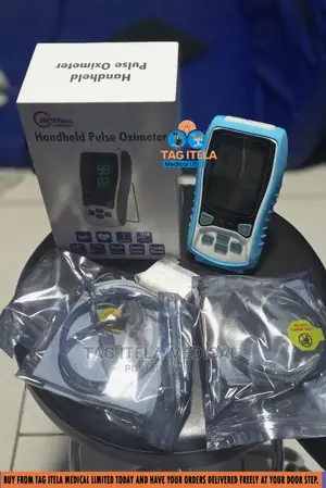 Pulse Oximeter (Handheld) | Non-Invasive | SpO2 & Pulse Rate | LED Display | Fast Reading | Lightweight | Portable