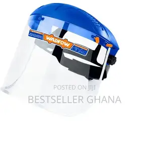 Face Shield | Polycarbonate Visor | Impact & Splash Resistant | Full-Face Coverage | EN 166/EN 168