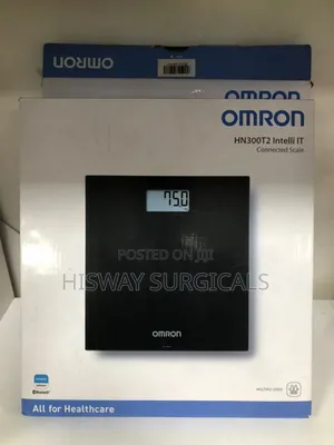 Omron Weighing Scale | High-Precision | Load Cell | Digital Display | Tare | Medical Grade