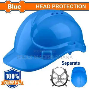 Safety Helmet # Wsh1301 | PE Shell with Vents | 8-Point Ratchet Suspension | Chin Strap | 330g | EN 397 Certified