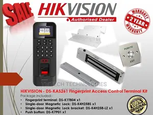 Hikvision Ds-kas261 Fingerprint Terminal KIT | HikVision | Optical Fingerprint | RFID | LCD | TCP/IP | Access & Attendance Grade