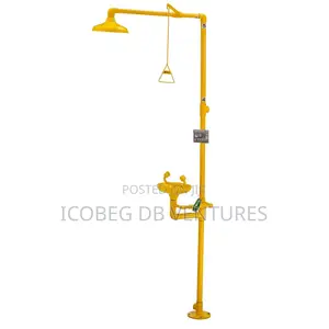 Stainless Steel Emergency Eye Wash and Shower Station | Professional Grade | Clinical Use | Durable | Hospital & Healthcare Ready