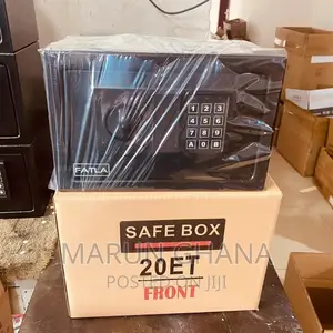 Money Safe Lockers - 20e | Steel | Password + Override Key | Fireproof/Waterproof | Internal Shelf | Home & Office