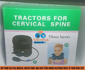 Cervical Neck Spine (3 Layers) | Rigid/Soft | 3-Layer Air Traction | Cervical Support | Adjustable | Post-Injury