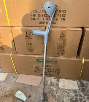 Elbow Crutches | Forearm Cuff | Adjustable Height | Lightweight Aluminum | Non-Slip Base | Ergonomic Grip