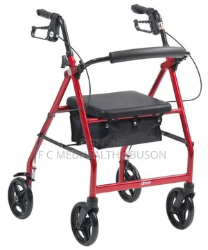 4leg Walker | Height-Adjustable | Non-Slip Tips | Lightweight | 4-Leg Stability | Post-Op Mobility