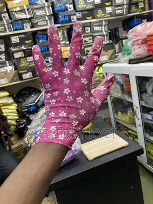 Safety Hand Gloves/Film Grip (12pcs In A Pack) | Multi-Purpose | Coated Palm | Anti-Slip | Breathable | All Sizes | EN 388 Work Grade