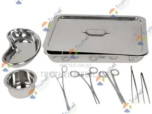 Dressing Sets - With Tray | Complete Wound Care | Stainless Tray | Forceps & Scissors | Sterile Grade