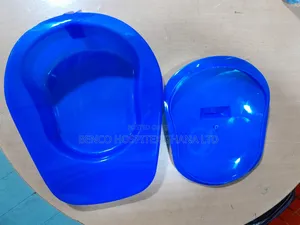 Plastic Bed Pan | Lightweight | Splash Guard | Easy-Clean | Portable | Hospital & Home Patient Care