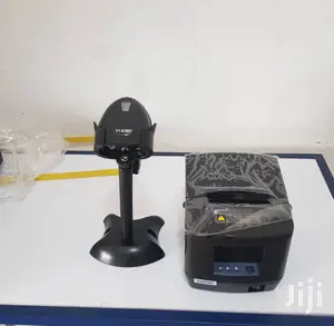 80mm Thermal Receipt Printer With Automatic Barcode Scanner
