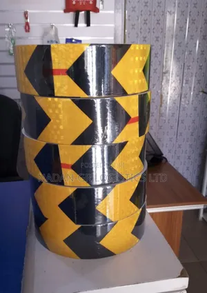 Reflective Sticker Tapes ( Black & Yellow)