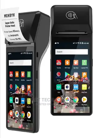 Android 10 Handheld Pos With Sim, 58mm Receipt Printer, 6"