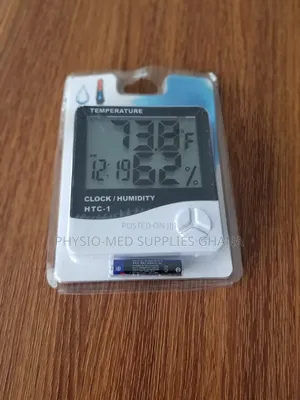 Room Thermometer and Hygrometer | Dual Sensor | Temperature & Humidity | LCD | ±1°C | Lab Home & Greenhouse