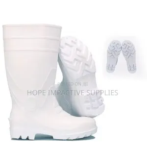 Quality White Wellington BootsNon Steel Toe | PVC/Rubber | Steel Toe Option | Anti-Slip Sole | Oil & Chemical Resistant | All Sizes