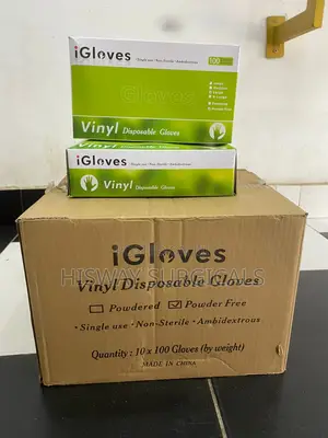 Vinyl Gloves | Powder-Free | Textured Fingertips | Chemical Resistant | All Sizes | Medical Grade