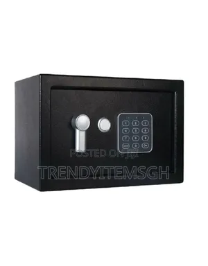 6.7kg Solid Steel Electronic Digital Safe Box | Fireproof | Steel Construction | Digital PIN & Key | Internal Shelves | Anti-Theft Rated