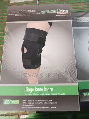 Knee Brace | Hinged Side Bars | ROM Adjustment | Post-Op | ACL/MCL Support | Adjustable Fit