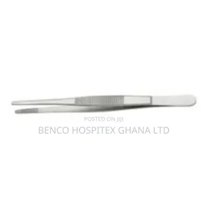 Dissecting Forceps Plain 15cm | Stainless Steel | Toothed & Plain | Precise Grip | Autoclavable | Lab & Surgical Use