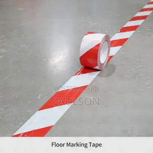 Caution Floor Marking Tape | Floor Adhesive | 50mm Wide | Chemical-Resistant | High-Visibility | EN 13422 Grade