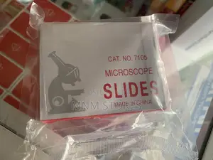 Microscope Slides | 50-Piece | Clear Borosilicate Glass | Frosted Edge | Lab & Histopathology Use