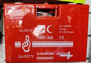 First Aid Kit Emergency Portable 100 People | CE Certified | Fully Stocked | Compact Case | Home Vehicle & Industrial Ready