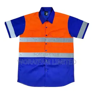 Industrial Uniform | Hi-Vis Reflective | Poly-Cotton Blend | Multiple Pockets | All Sizes | EN 471 Class 2