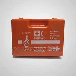 First Aid Kit for 50 People | CE Certified | Fully Stocked | Compact Case | Home Vehicle & Industrial Ready