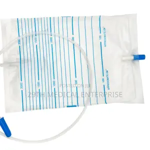 Urine Bag / Urine Collector 2000ml | 2000ml Capacity | Anti-Reflux Valve | T-Tap Outlet | Sterile | ICU & Ward Use
