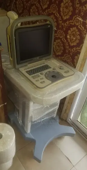 Ultrasound Scan Machine With Trolley