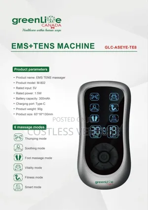 Greenlife Canada Ems+Tens Machine
