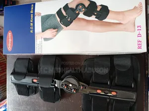 Hinged Kneel Brace | Hinged Side Bars | ROM Adjustment | Post-Op | ACL/MCL Support | Adjustable Fit