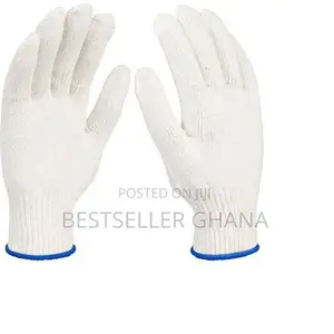 Knitted Gloves | Cotton Knitted | PVC-Dotted | Breathable | General Purpose | EN 388 Work Grade