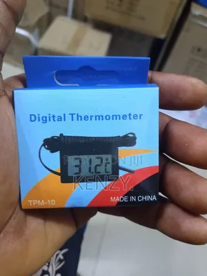 Fridge Thermometer | Dual Sensor | Temperature & Humidity | LCD Display | Accurate | Home & Lab Use