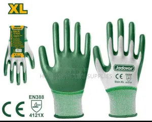 Quality Safety Gloves With Nitrile Coated Palm.(Moq=12pairs)