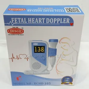 Fetal Doppler (Standard) | Handheld Ultrasound | Crystal-Clear FHR Audio | Rechargeable | Prenatal Grade