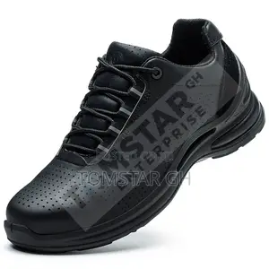 Ground Force Executive Sneakers Safety Shoe | Steel Toe | Metal Plate | Leather Upper | Unisex Sizes 38–47 | EN ISO 20345 S3