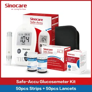 Glucometer + 50strips (Sinocare Safe Accu) Sugar Machine