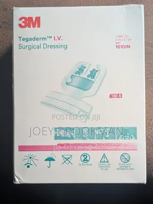 3m Tegaderm 1610 | Sterile Transparent Film | Wound Cover | IV Site Dressing | Waterproof | 3M