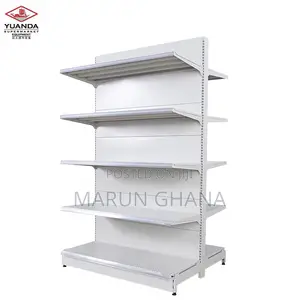 Double Sided End Unit Supermarket Shelves for Retail Store Gondola
