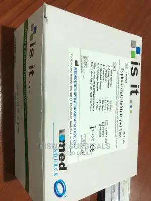 Typhoid Test Kit | IgG/IgM Detection | Anti-S. typhi | Rapid 15-Min Result | Whole Blood | CE Certified