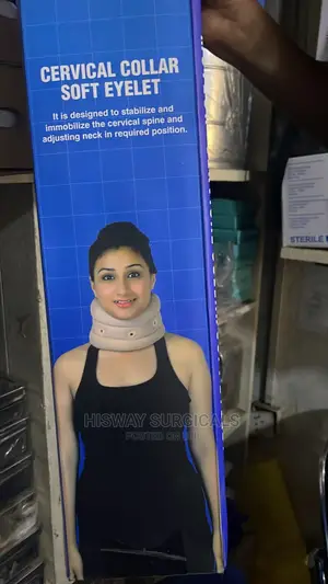 Cervical Collar | Rigid Support | Immobilization | Adjustable Height | Post-Injury & Post-Op Recovery
