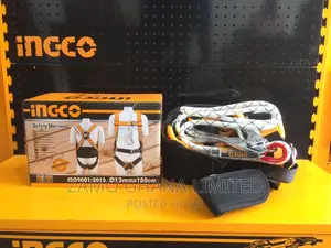 Safety Harness 3ap - Hsh501802 | 3-D-Ring | EN 361 Certified | 50mm Polyester Webbing | Adjustable Thigh & Waist | 1.5m Rope