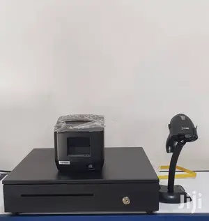 80mm Printer With Automatic Barcode Scanner And Cash Drawer