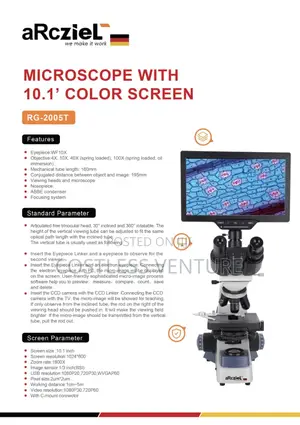 Arcziel Microscope With 10.1" Color Screen